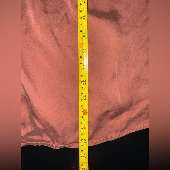 Darling Society Button Down Flowy Blouse In sable Size Medium EUC - Picture 12 of 12